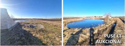 Žemės sklypas Kretingos rajone, Daktarų kaime, pradinė kaina 16020 EUR, su pradėtu statyti namu