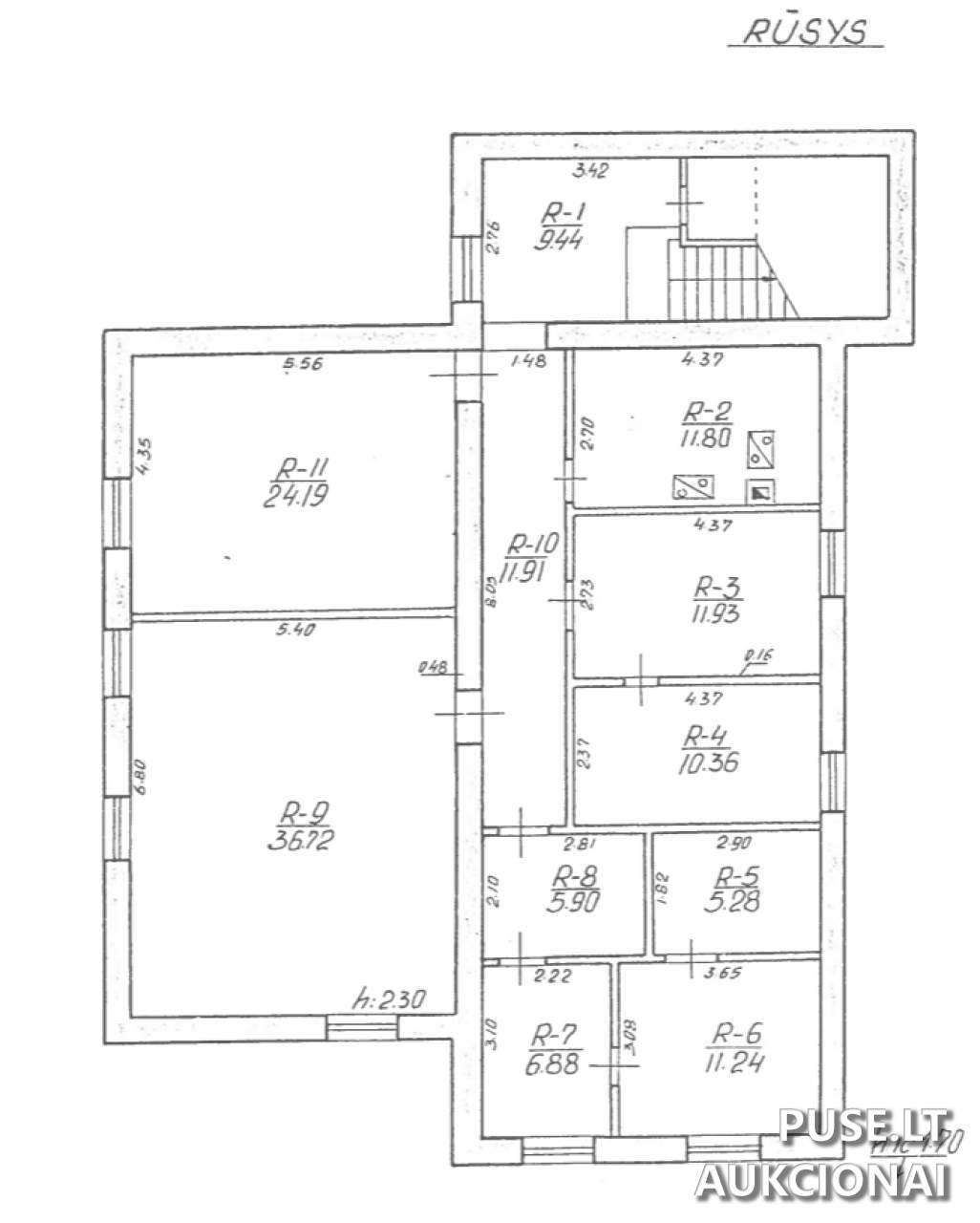 Administracinės patalpos Patalpos/Butai Kelininkų g. 4, 18110 Švenčionys, Švenčionių sen., Švenčionių r. sav. 1