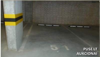 1/126 dalis automobilių stovėjimo aikštelės Visorių g. 18C Vilniuje už 10720 EUR