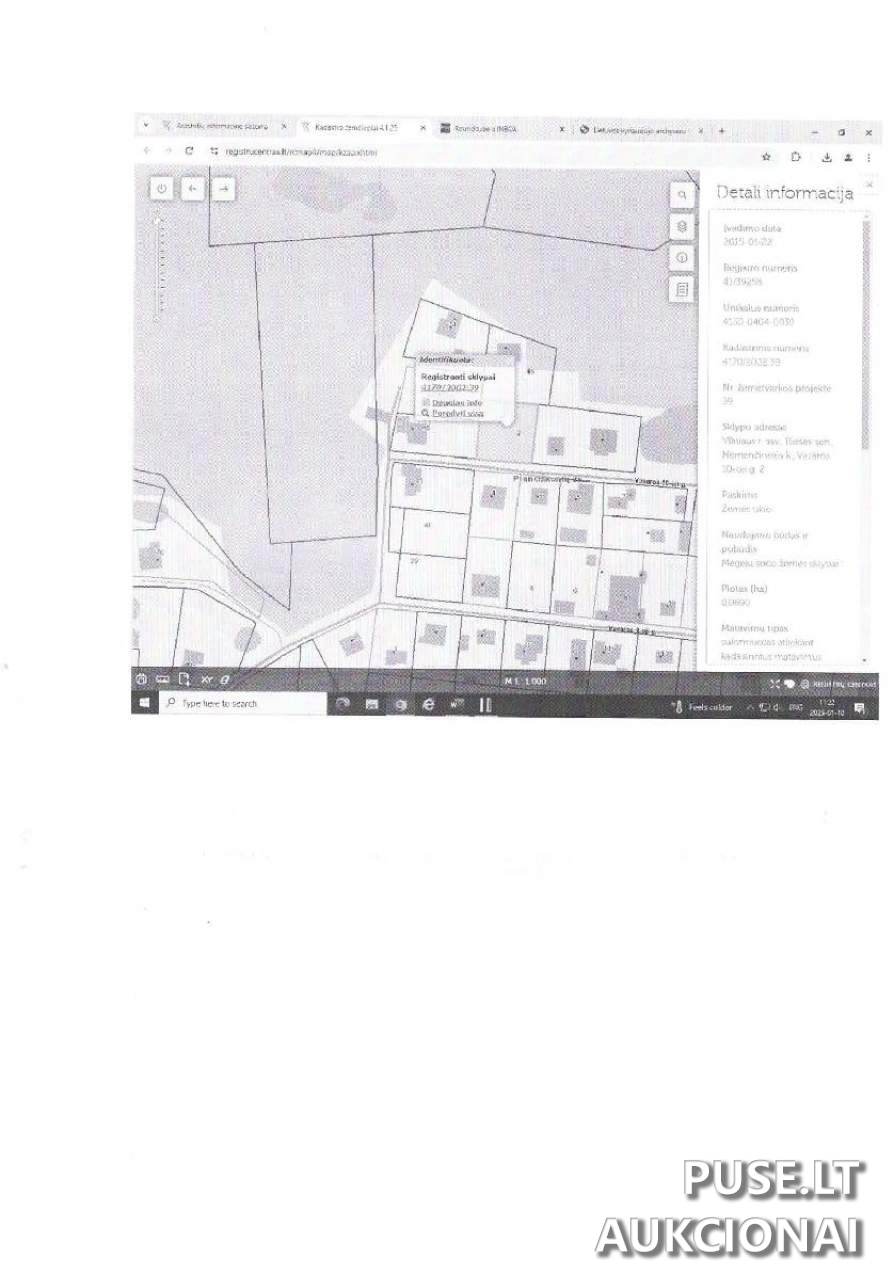Žemės sklypas Sklypai Vasaros 10-oji g. 2, 15149 Nemenčinėlė, Riešės sen., Vilniaus r. sav. 2