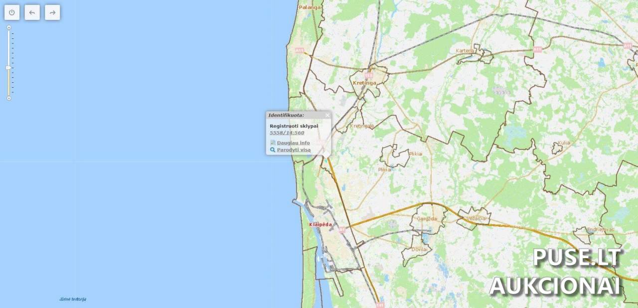 Žemės sklypas Sklypai Glaudėnų g. 19, 92284 Kalotė, Kretingalės sen., Klaipėdos r. sav. 1