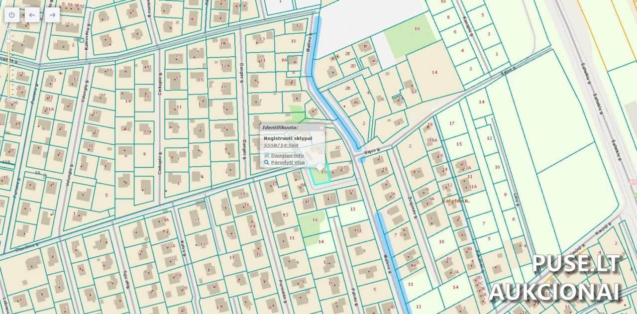 Žemės sklypas Sklypai Glaudėnų g. 19, 92284 Kalotė, Kretingalės sen., Klaipėdos r. sav. 5