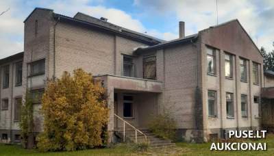 Kultūros namai Skuodo r. Vižančių k. 1439 kv.m. 13312 EUR pradinė kaina