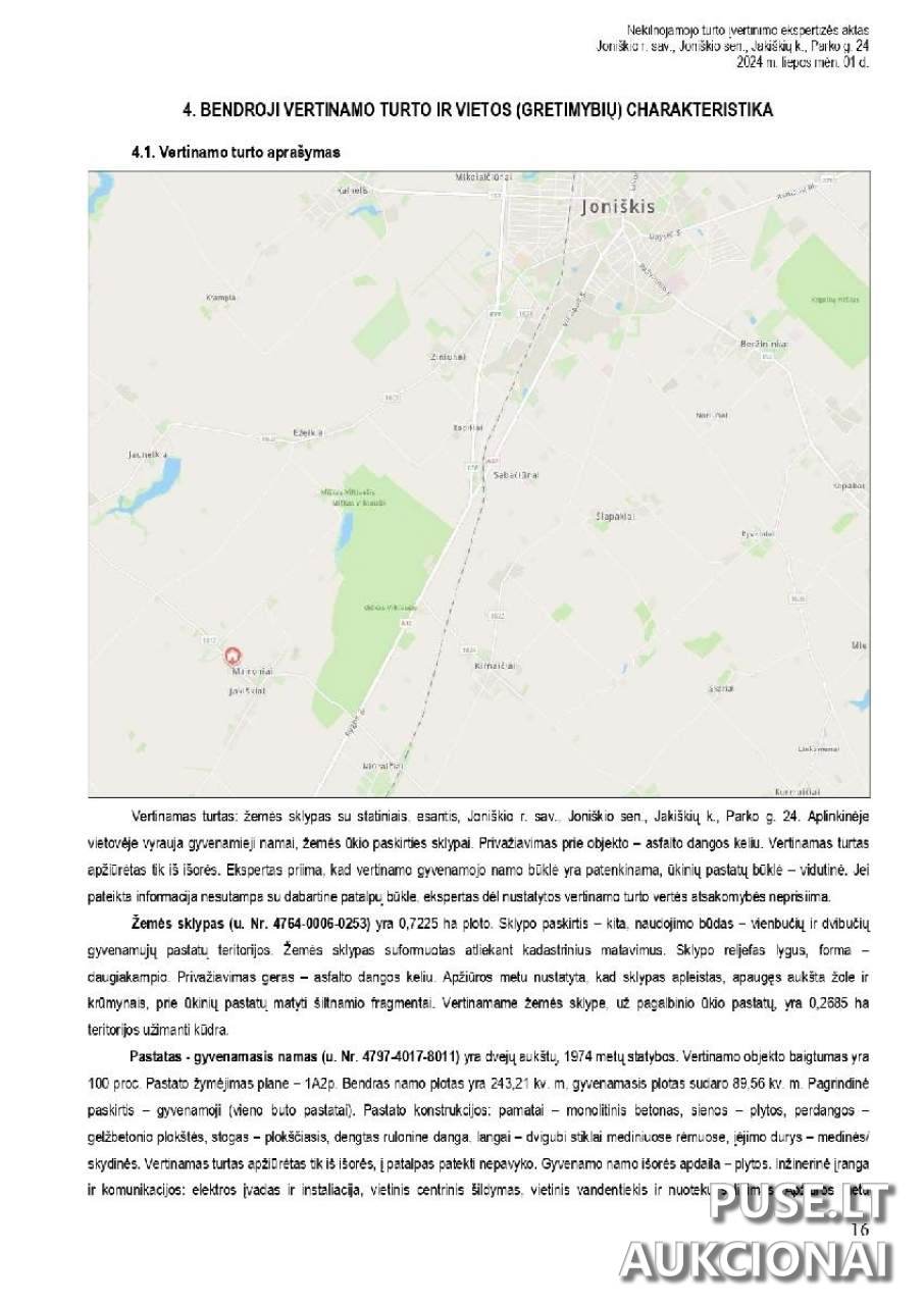 Žemės sklypas Sklypai Parko g. 24, 84266 Jakiškiai, Joniškio sen., Joniškio r. sav. 2