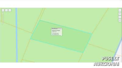 Žemės sklypas miškų ūkiui Raseinių rajone, Smukėnų kaime, 1/5 dalis už 733 EUR