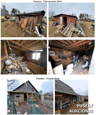 Žemės sklypas Prienų rajone, Prienlaukio kaime, pradinė kaina 13600 EUR