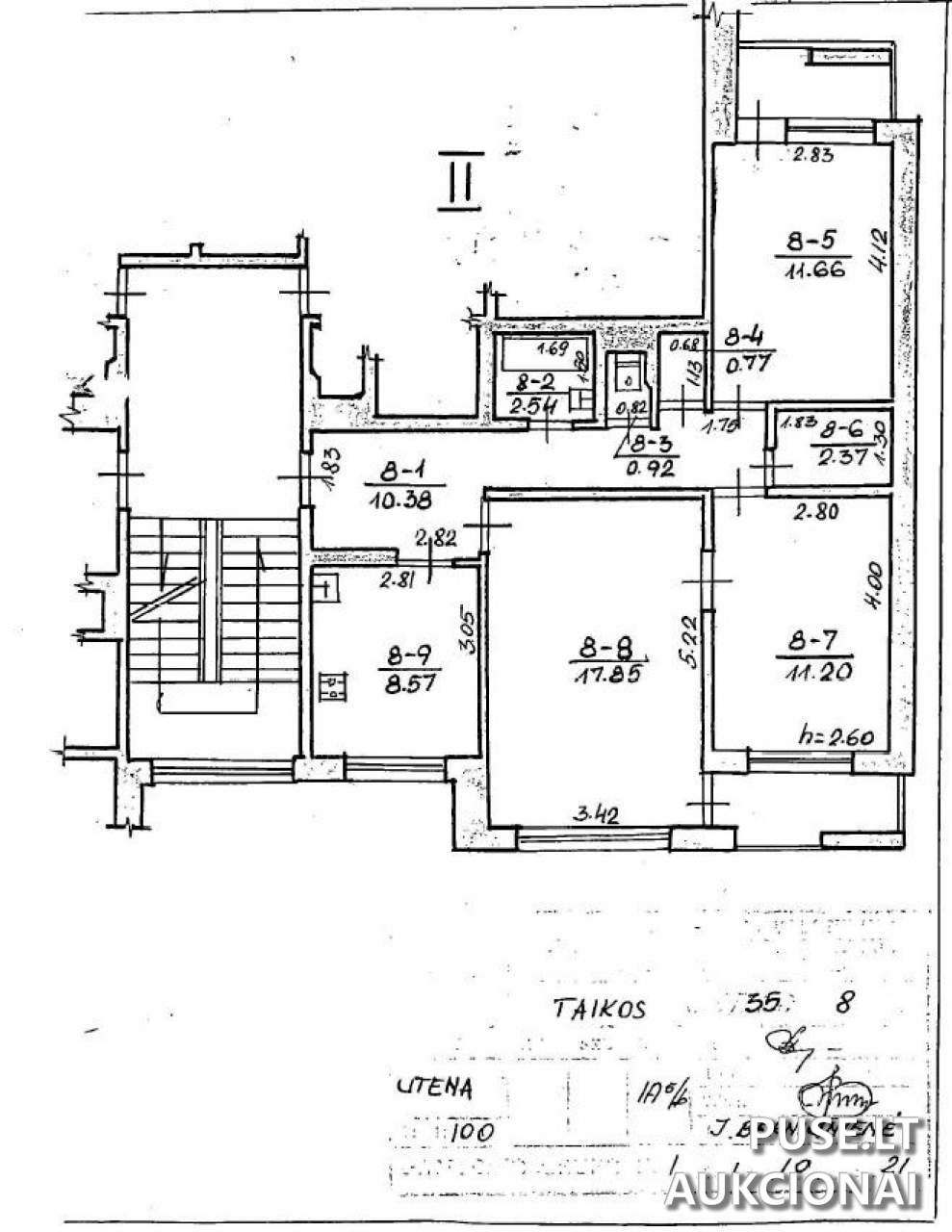 Butas Patalpos/Butai Taikos g. 35, 28167 Utena, Utenos miesto sen., Utenos r. sav. 4