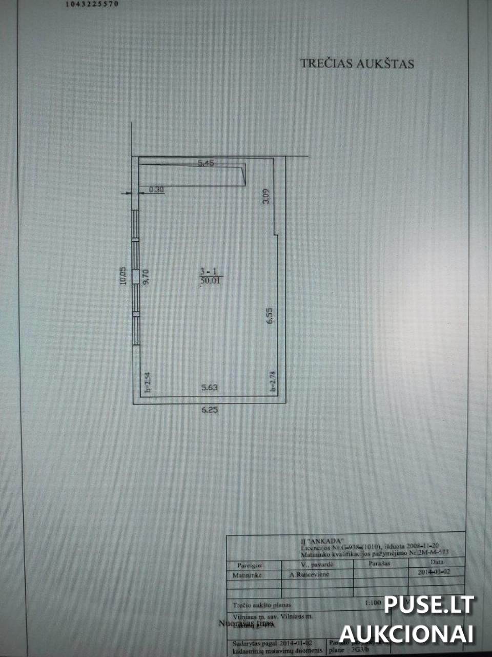 Garažas Pastatai Lakūnų g. 47A, 09108 Vilnius, Vilniaus m. sav. 1