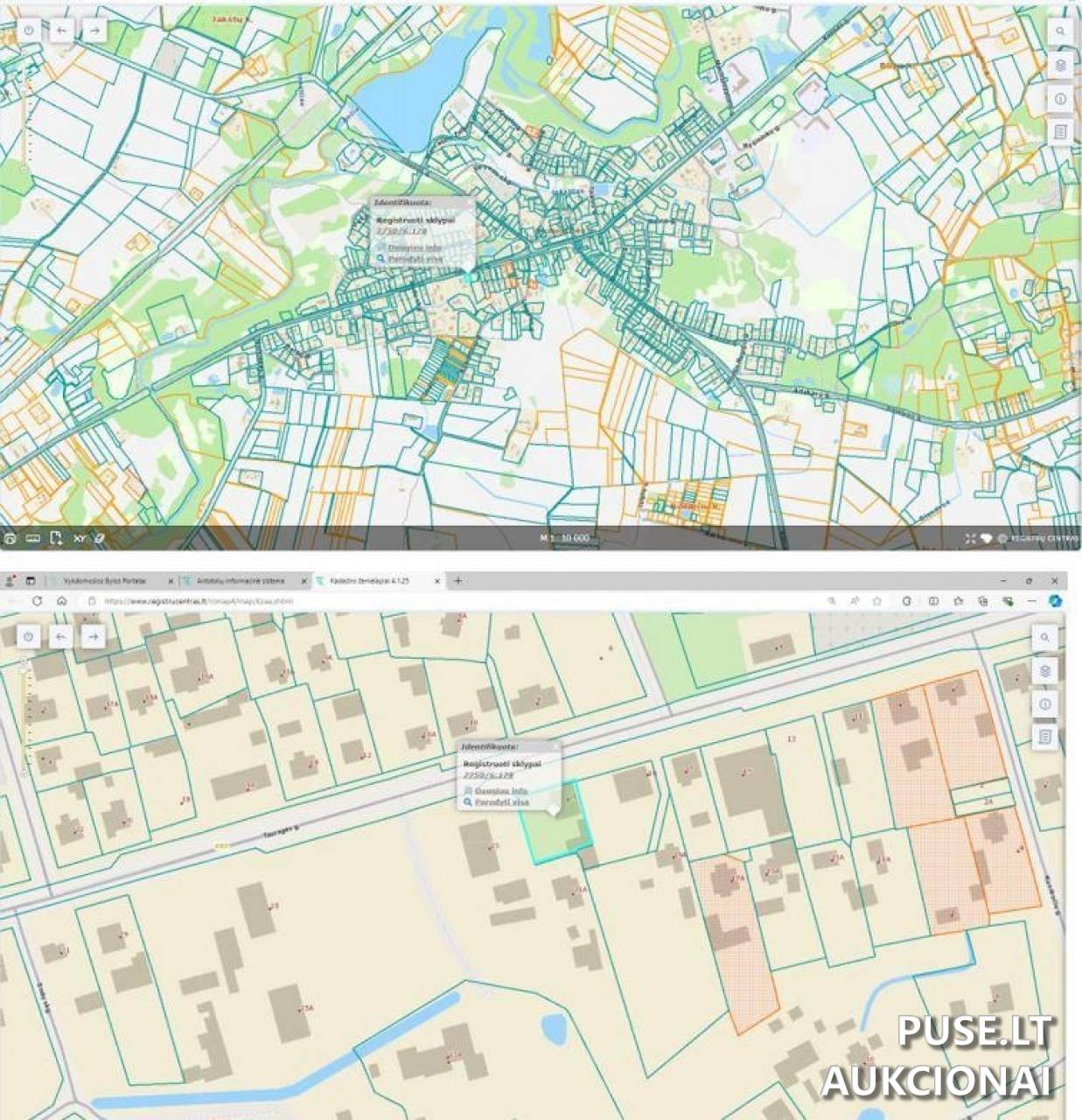 Žemės sklypas Sklypai Tauragės g. 21, 73437 Skaudvilė, Skaudvilės sen., Tauragės r. sav. 1