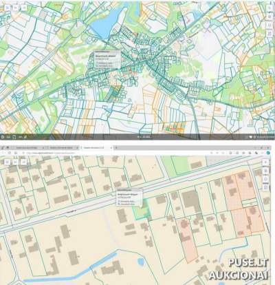 Žemės sklypo dalis Tauragės rajone, Skaudvilėje, Tauragės g. 21, pradinė kaina 4760 EUR