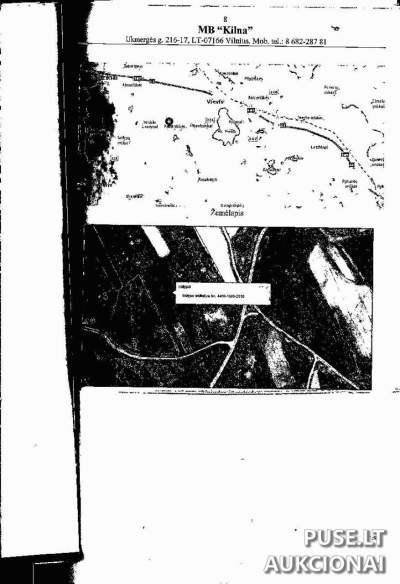 Žemės ūkio paskirties sklypo 1/3 dalis Elektrėnų sav., Pakalniškių k. aukcionas nuo 400 EUR