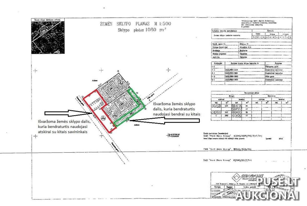 Žemės sklypas Sklypai Rūko g. 15, 91289 Klemiškė II, Sendvario sen., Klaipėdos r. sav. 6