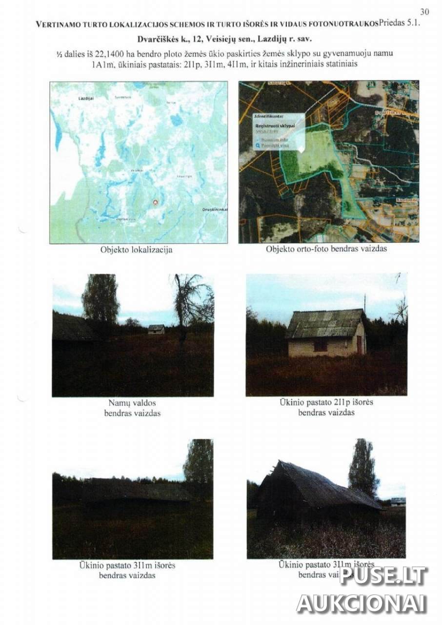 Žemės sklypas Sklypai Dvarčiškė 12, 67300, Veisiejų sen., Lazdijų r. sav. 2