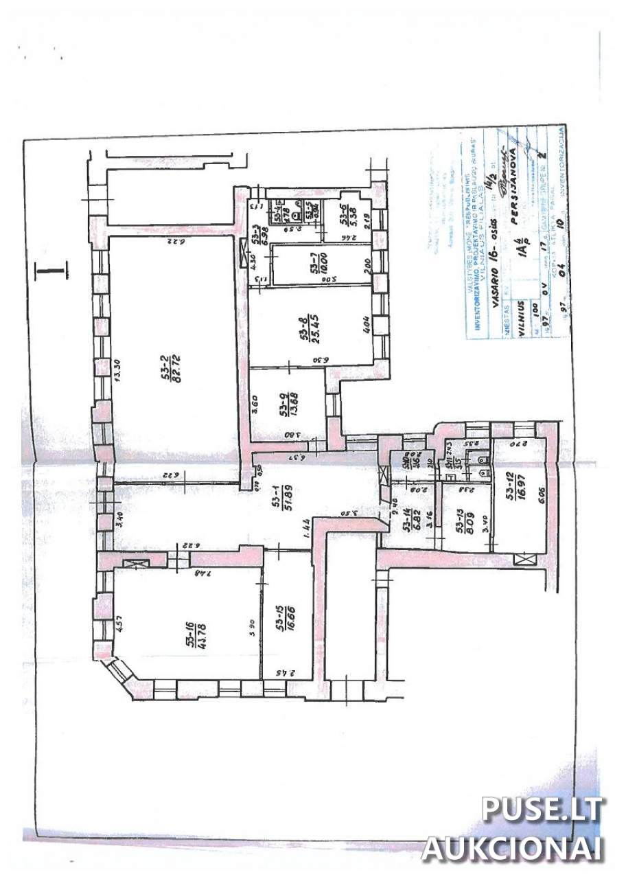 Pagalbinės patalpos Patalpos/Butai Kaštonų g. 2, 01107 Vilnius, Vilniaus m. sav. 1