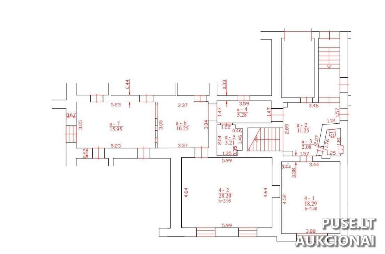 Administracinės patalpos Patalpos/Butai E. Ožeškienės g. 16, 44254 Kaunas, Kauno m. sav. 7