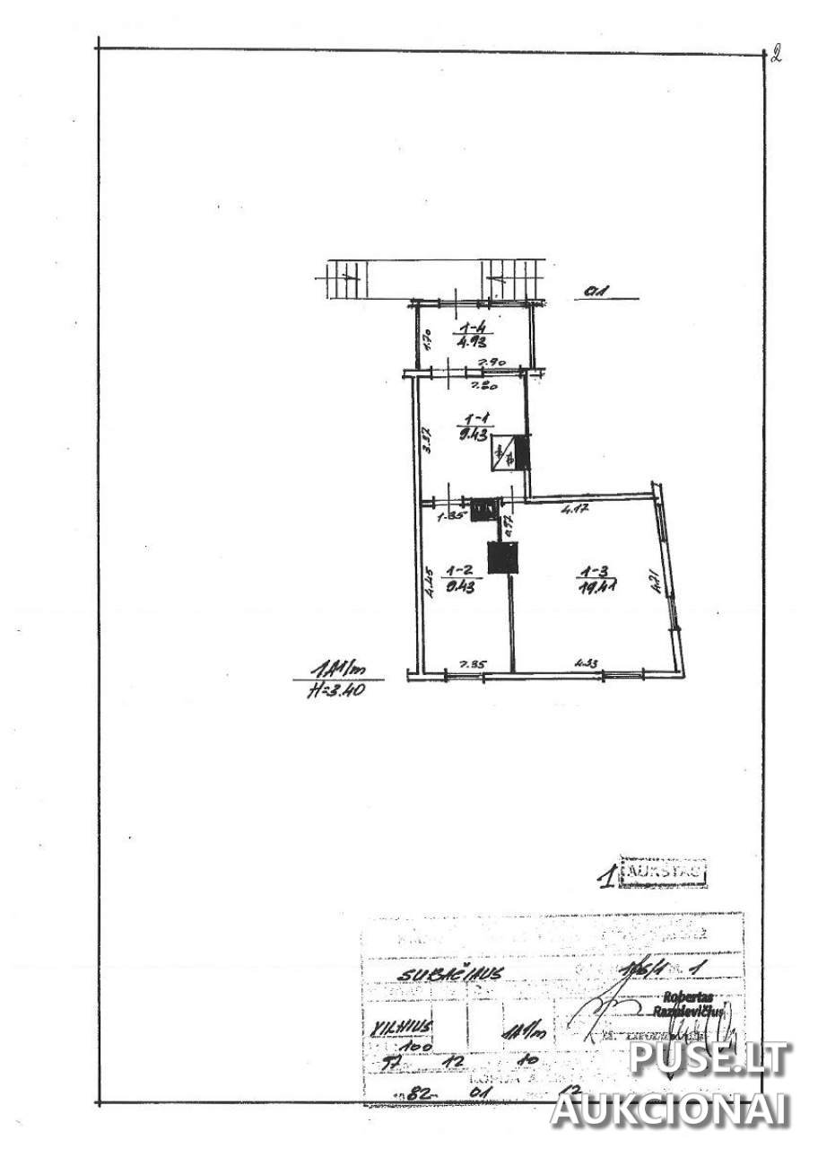Butas Patalpos/Butai Subačiaus g. 106, 11343 Vilnius, Vilniaus m. sav. 1