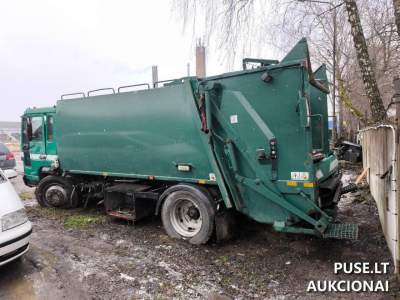 Atliekų surinkimo sunkvežimis Volvo FL6 2003 m. aukcionas nuo 1800 EUR