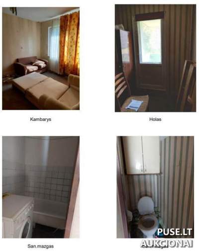 Antro aukciono etapas: Parduodamas 1/1 butas Klaipėdoje, Markučių g. 5, pradinė kaina 32400 EUR