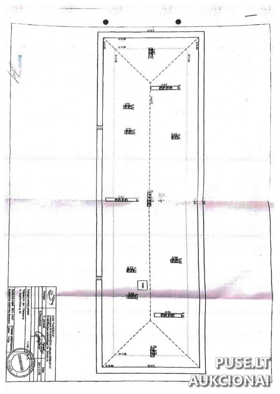Neįrengta pastogė Patalpos/Butai A. Kojelavičiaus g. 45, 11101 Vilnius, Vilniaus m. sav. 1