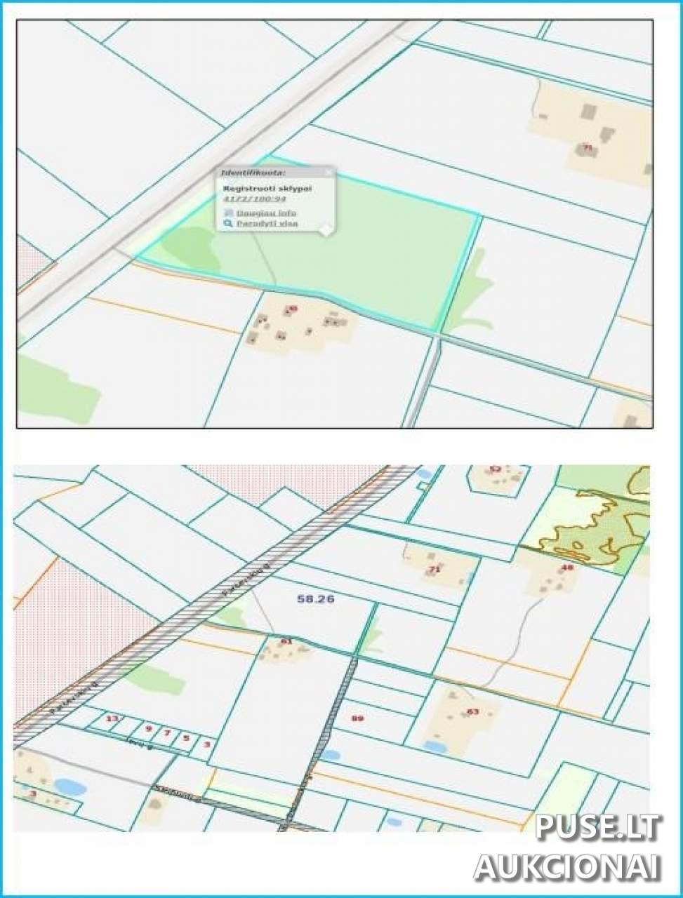 Žemės sklypas Sklypai Stripūnų g., Stripūnai, Nemenčinės sen., Vilniaus r. sav. 1