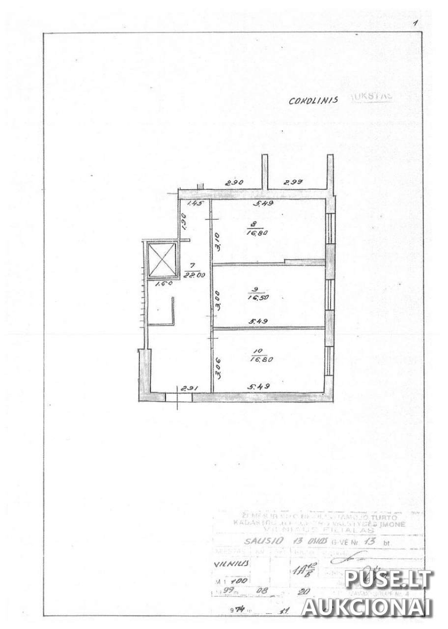 Negyvenamos patalpos Patalpos/Butai Sausio 13-osios g., Vilnius, Vilniaus m. sav. 1