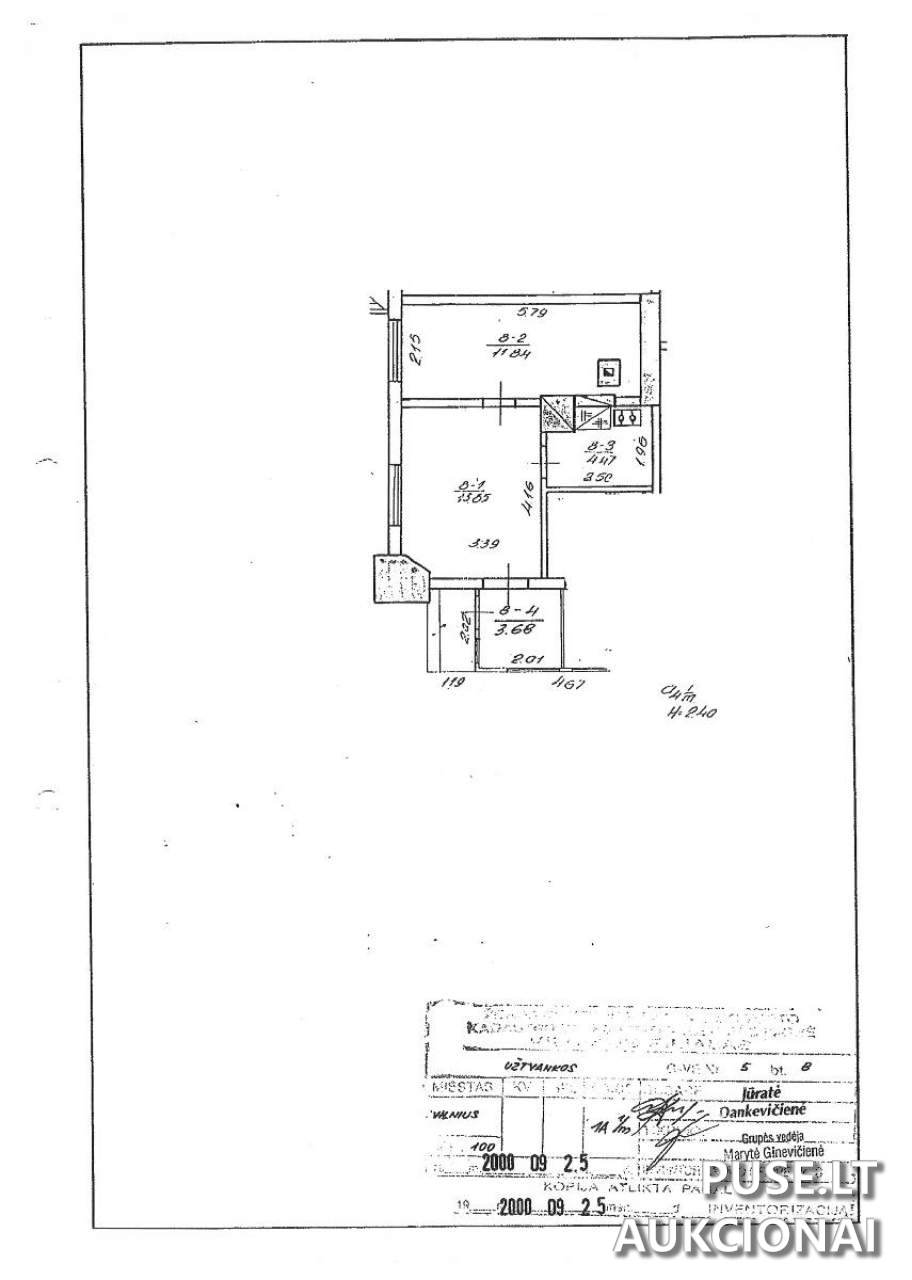 Butas Patalpos/Butai Užtvankos g. 5, 11100 Vilnius, Vilniaus m. sav. 1