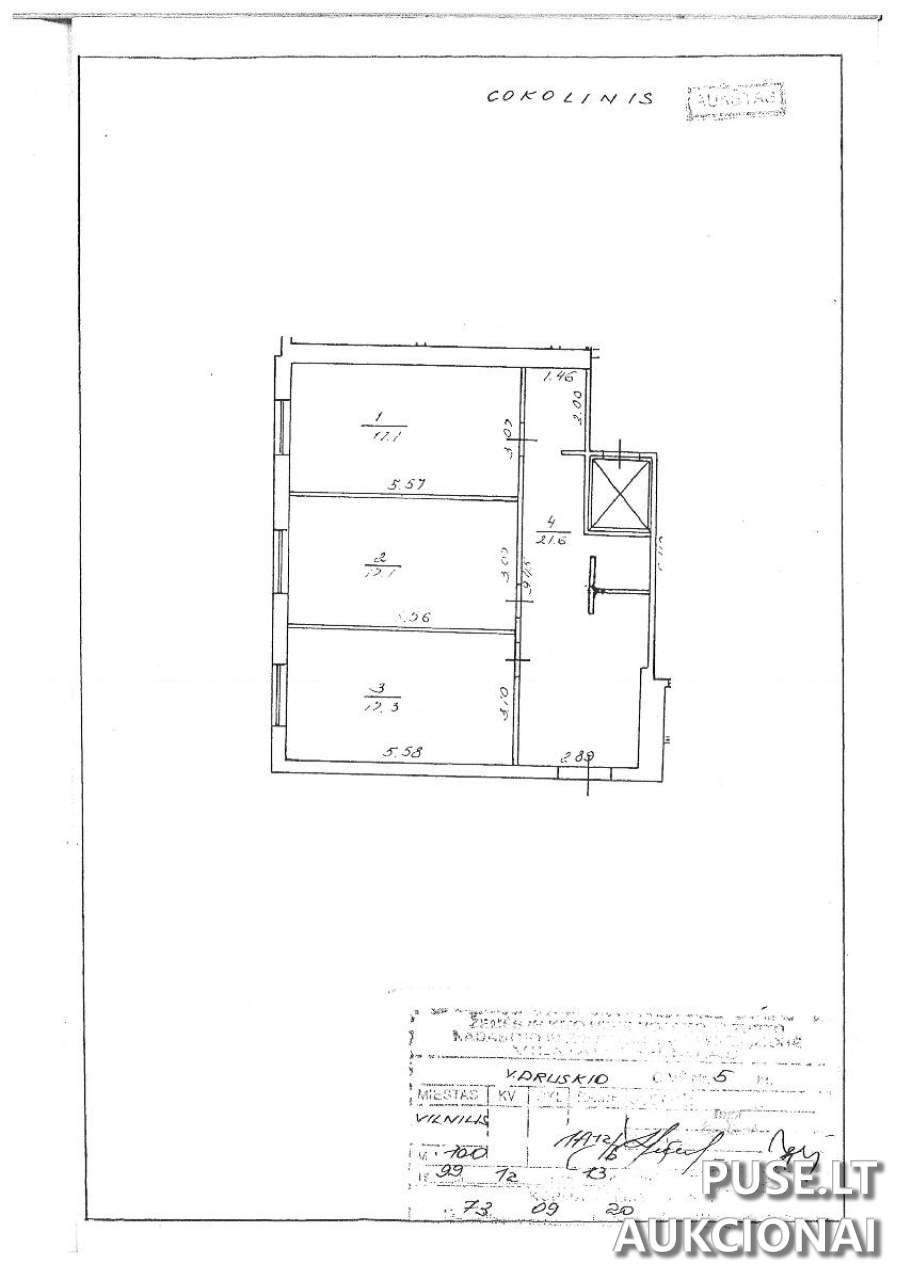 Negyvenamos patalpos Patalpos/Butai V. Druskio g. 5, 04306 Vilnius, Vilniaus m. sav. 1