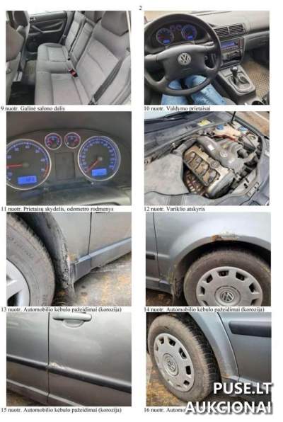Parduodamas 2004 m. Volkswagen Passat 390 EUR pradine kaina Panevezyje