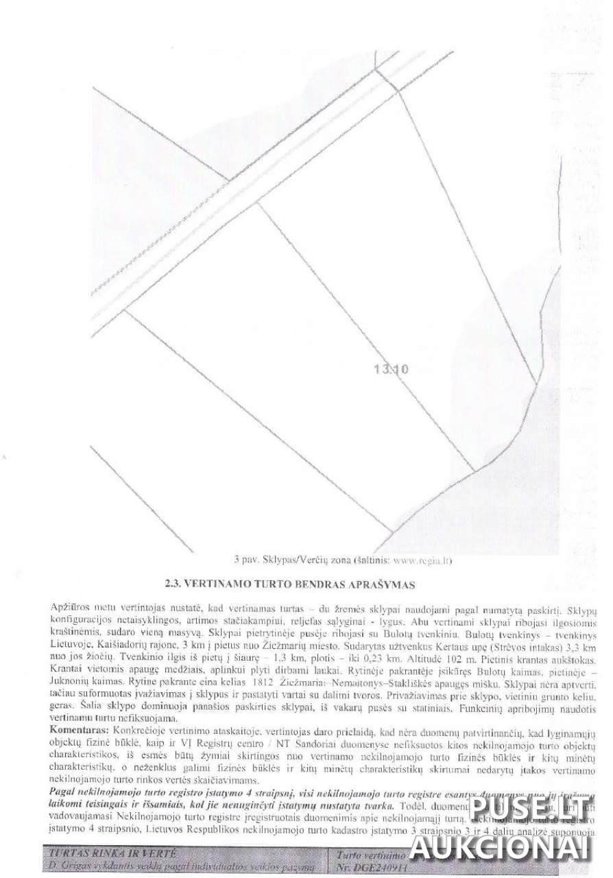 Žemės sklypas Sklypai Juknonių g., Juknonys, Žiežmarių apylinkės sen., Kaišiadorių r. sav. 27