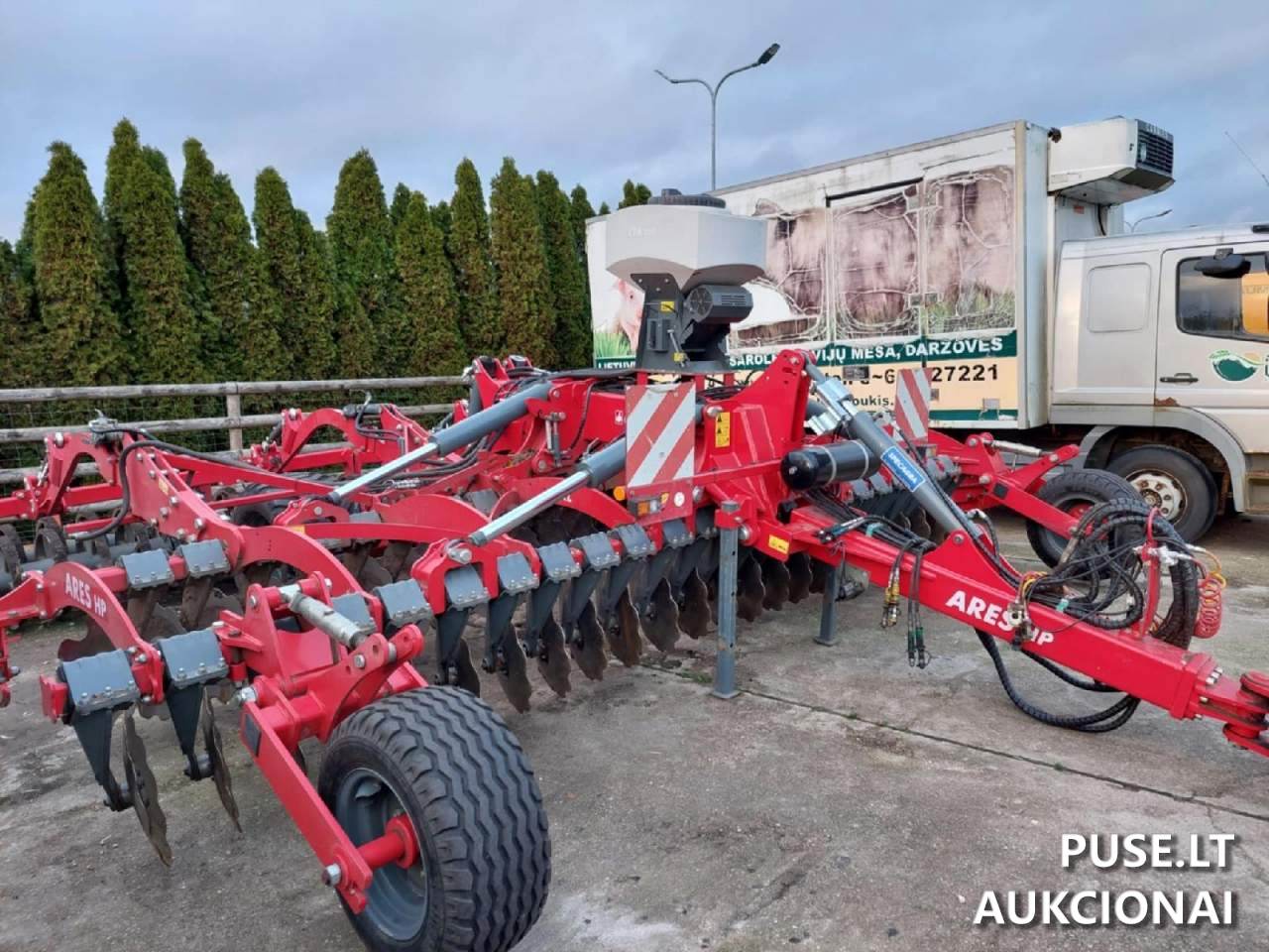 Lėkštinis skutiklis ARES HP XL 6 - ir smulkių sėklų sėjamoji APV ETA 200 Mašinos ir įrengimai 2