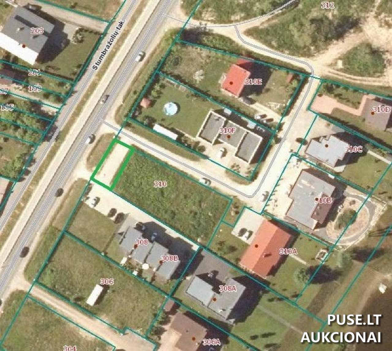 Žemės sklypas Sklypai Panerių g. 310, 48446 Kaunas, Kauno m. sav. 1
