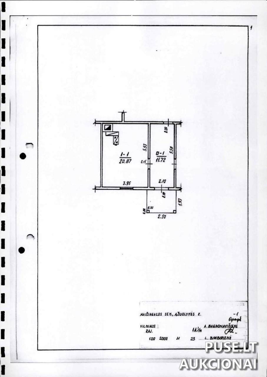 Butas Patalpos/Butai Vilniaus g. 7, 39190 Ąžuolynė, Pasvalio apylinkių sen., Pasvalio r. sav. 1