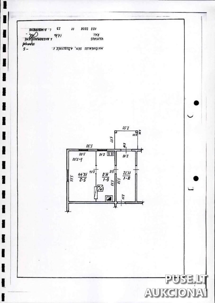 Butas Patalpos/Butai Vilniaus g. 7, 39190 Ąžuolynė, Pasvalio apylinkių sen., Pasvalio r. sav. 2