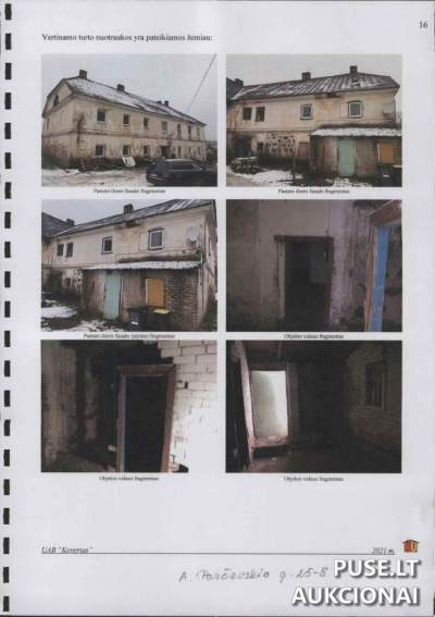 3 kambarių butas Vilniaus r. sav., Raudondvario k., 74.57 kv.m, pradinė kaina 4300 EUR