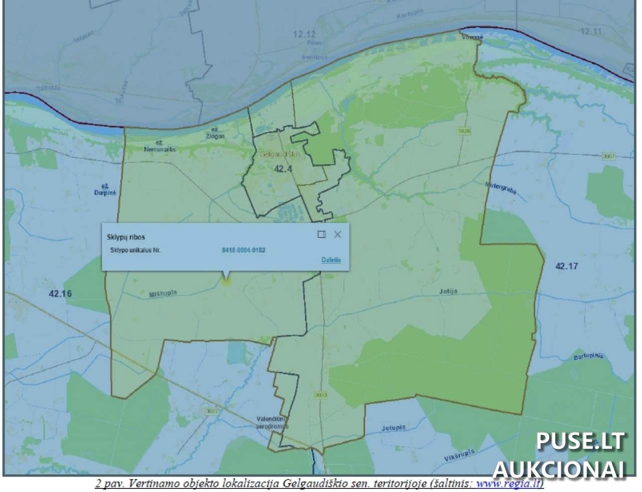 Žemės sklypas Sklypai Šimkai, Gelgaudiškio sen., Šakių r. sav. 1