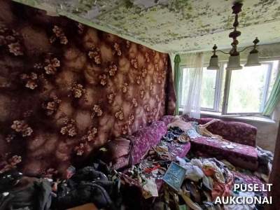 Parduodamas 54 kv.m butas su rūsiu Akmenės rajone, Ventoje, 39 EUR pradinė kaina