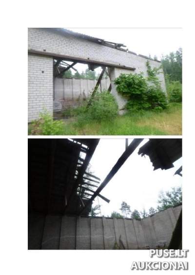 Parduodamas mineralinių trąšų sandėlis Švenčionių r. Juzinos k. pradinė kaina 7440 EUR