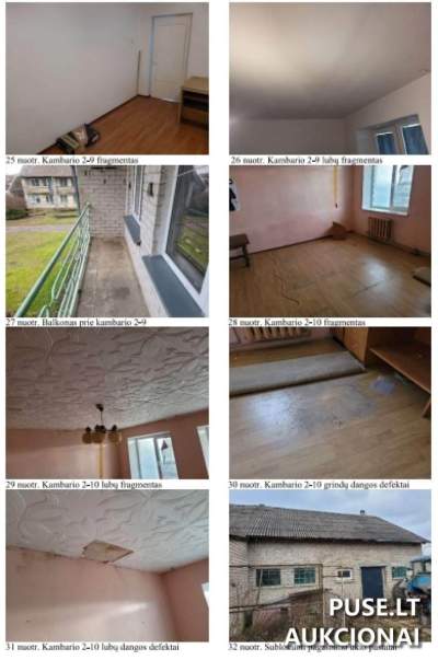 Butas Kėdainių rajone, Miegėnuose, parduodamas aukcione nuo 13680 EUR - 1/1 dalis