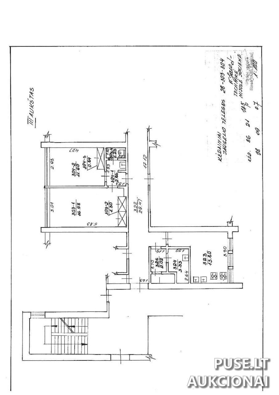 Butas Patalpos/Butai S. Jaugelio Telegos g. 28, 57252 Kėdainiai, Kėdainių miesto sen., Kėdainių r. sav. 1
