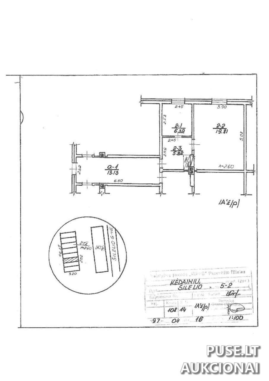 Butas Patalpos/Butai Šilelio g. 5, 57224 Kėdainiai, Kėdainių miesto sen., Kėdainių r. sav. 1