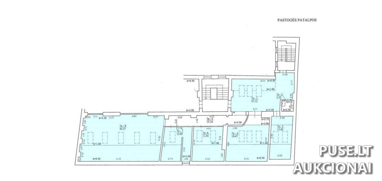 Nuomojamas turtas: Administracinės patalpos Patalpos/Butai Vilniaus g. 23, 01402 Vilnius, Vilniaus m. sav. 1