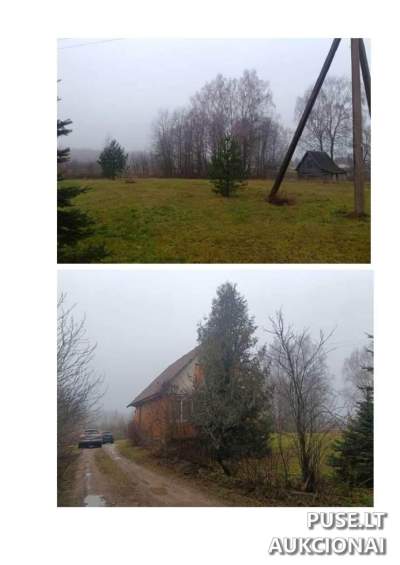 Parduodamas 0.40 ha žemės sklypas su namu Švenčionių rajone, Milkuškų kaime, 10160 EUR