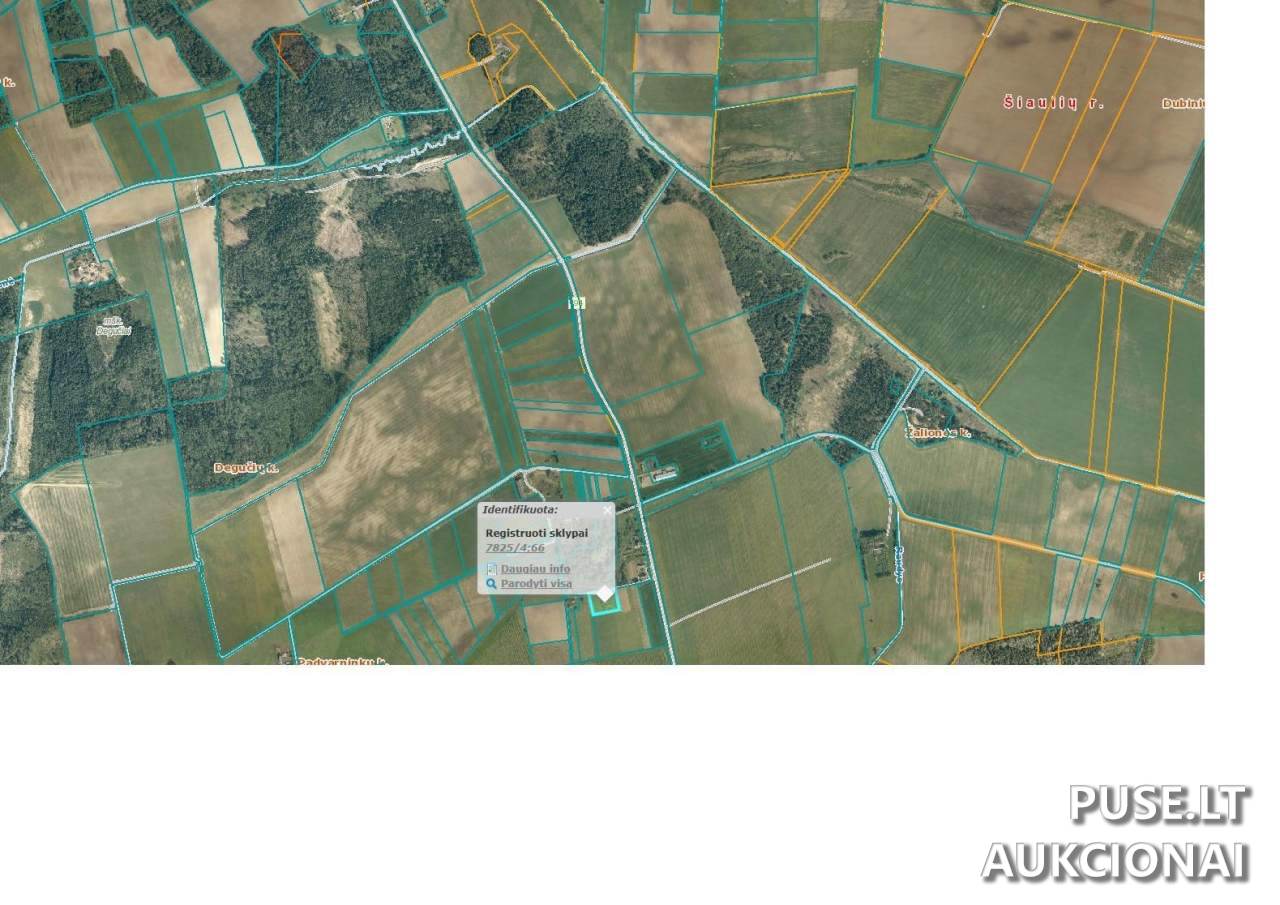 Žemės sklypas Sklypai Degučiai 2, 88201, Upynos sen., Telšių r. sav. 1