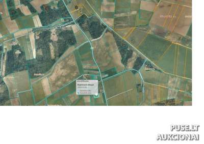 Žemės sklypas Telšių rajone, Degučių kaime, parduodamas aukcione už 6400 EUR