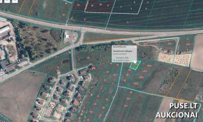 Žemės sklypas Kretingoje, Jurgio Ožeraičio g. 29, pradinė kaina 13200 EUR