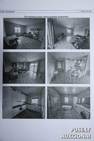 Parduodamas žemės sklypas su namu Panevėžio rajone, Šilagalio kaime, Tvenkinio g. 6, pradinė kaina 162400 EUR