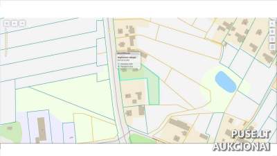 Parduodamas žemės sklypas Pakruojo r. Sosdvario k. 0.25 ha gyv. paskirties 3328 EUR