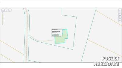 Žemės sklypas Pakruojo rajone, Sūkurių kaime, 0.21 ha, mažaaukščių namų statybai, pradinė kaina 2560 EUR