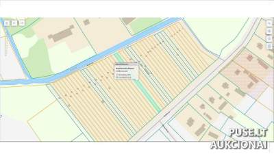 Žemės ūkio paskirties sklypas Radviliškio rajone, Pakiršinio kaime, 109 EUR pradinė kaina