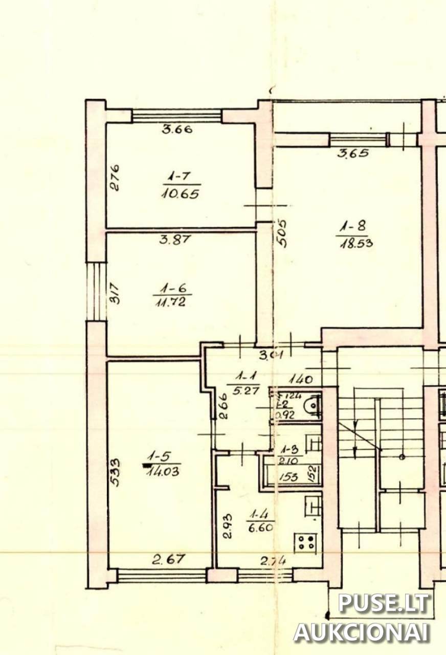 Butas Patalpos/Butai Vilniaus g. 35, 76280 Šiauliai, Šiaulių m. sav. 1